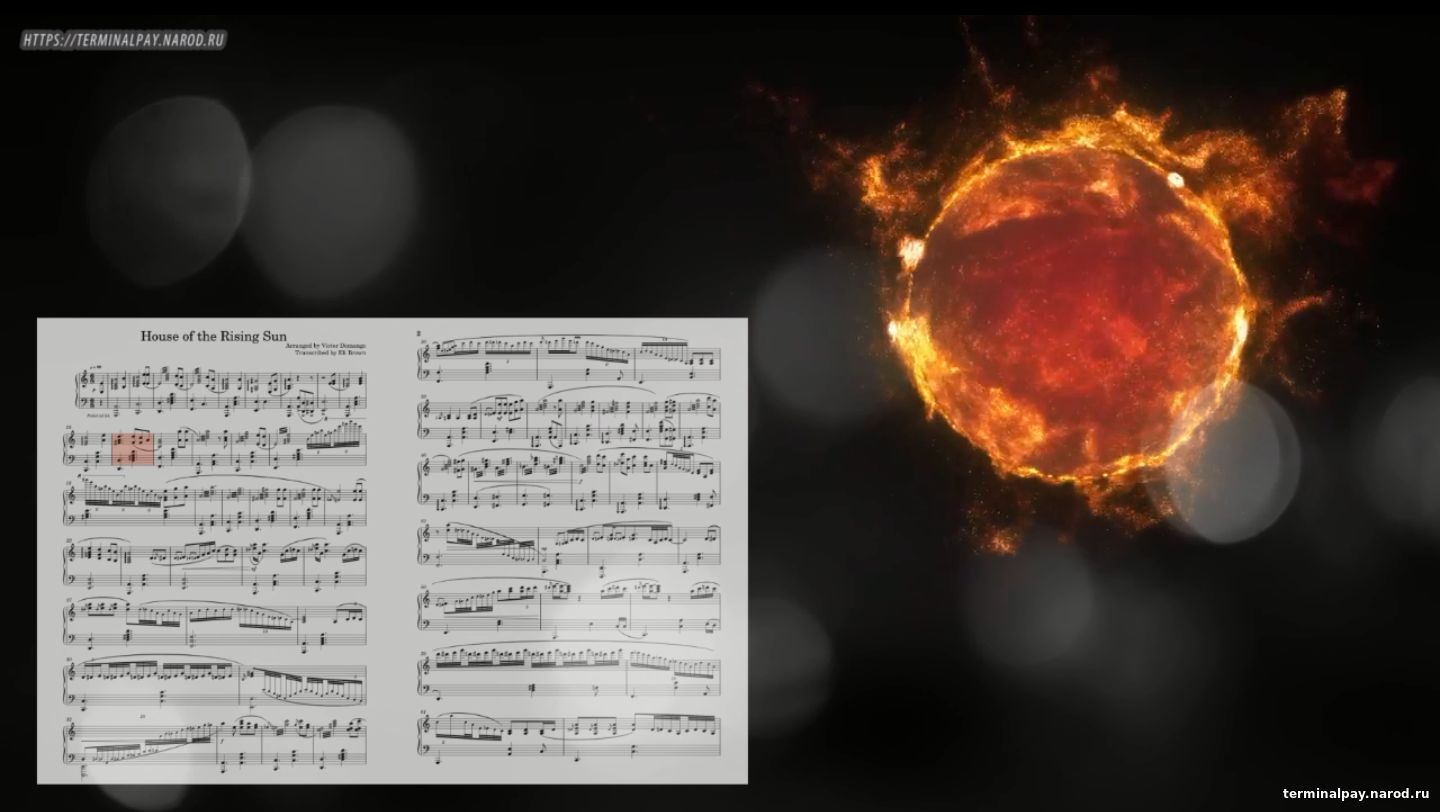 House of the rising sun – arr.Victor Demange (ноты)